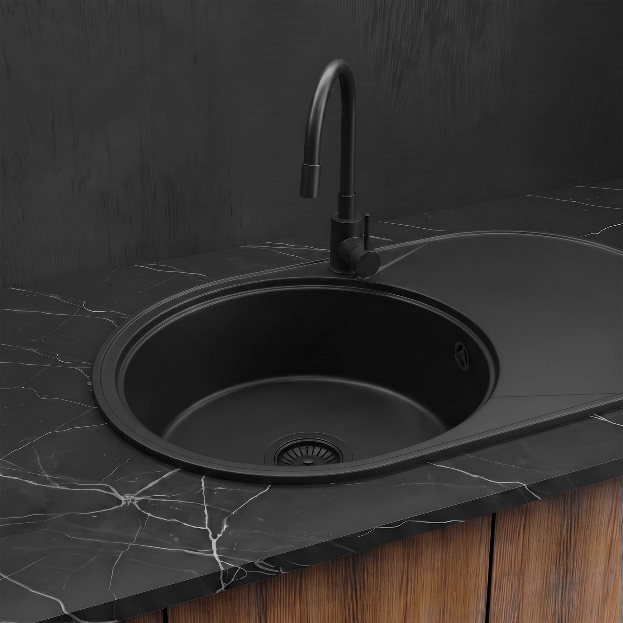 Aranżacja 2 - zlew granitowy Sink Quality Modena